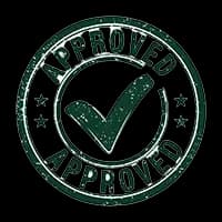 Approved badge icon